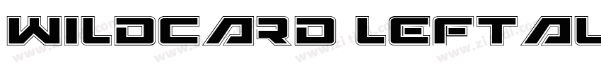Wildcard Leftalic字体转换